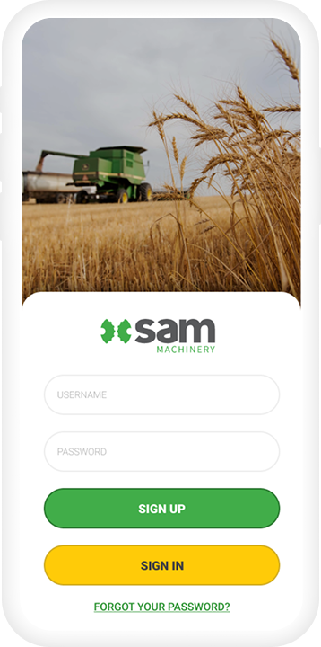 SAM phone app